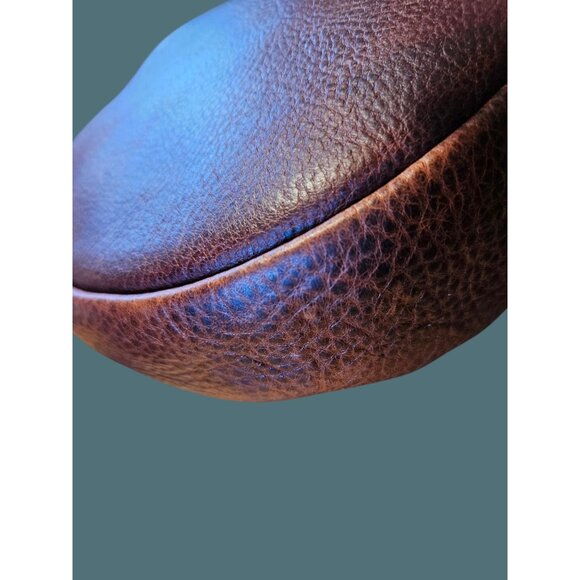 Duluth Lifetime Leather Crossbody Saddle Bag Full Grain Cow Hide Distressed - Picture 7 of 16